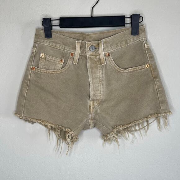 Levi's Tan Women's Shorts - Picture 1 of 5